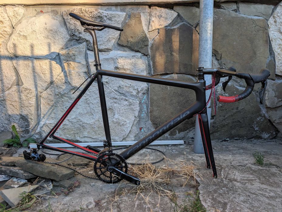 Фреймсет Cannondale SuperSix Hi-Mod на Части+ Монтаж Shimano Dura Ace 9100