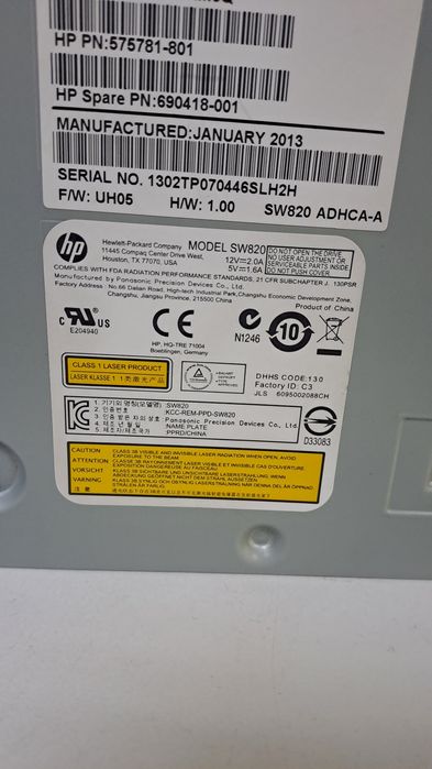 Продаю дисковод DVD-ROM-RW HP