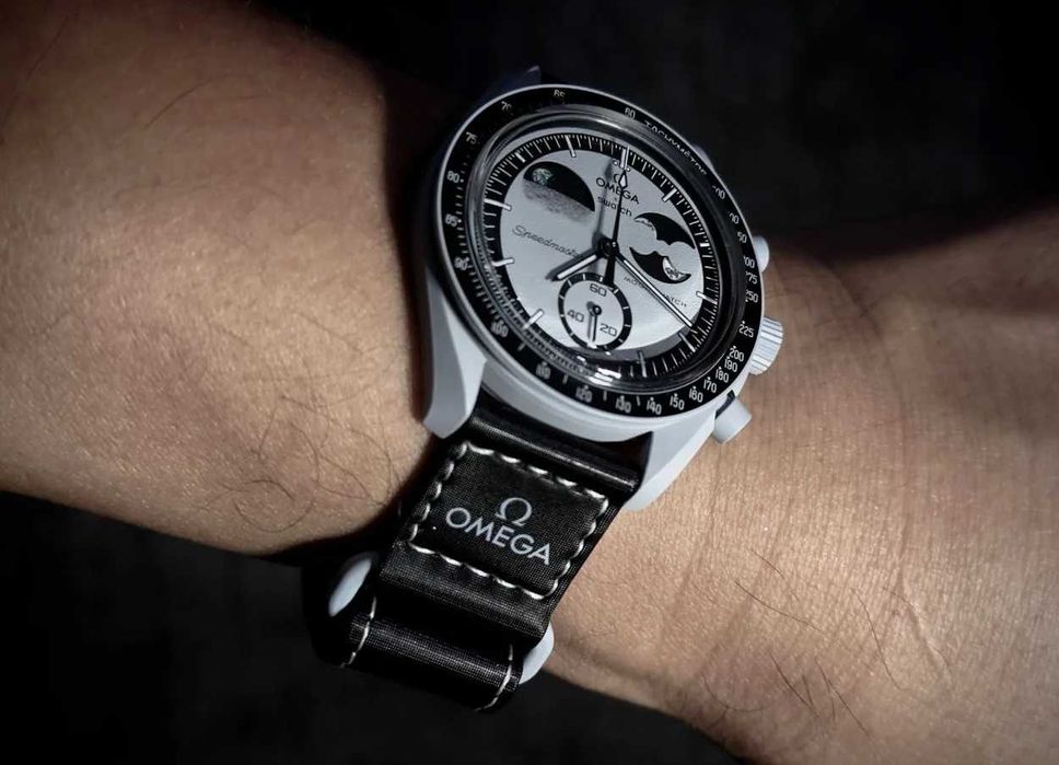 Ceas SWATCH X OMEGA MISSION To The Moon EARTHPHASE Nou 2025 Superb !!!