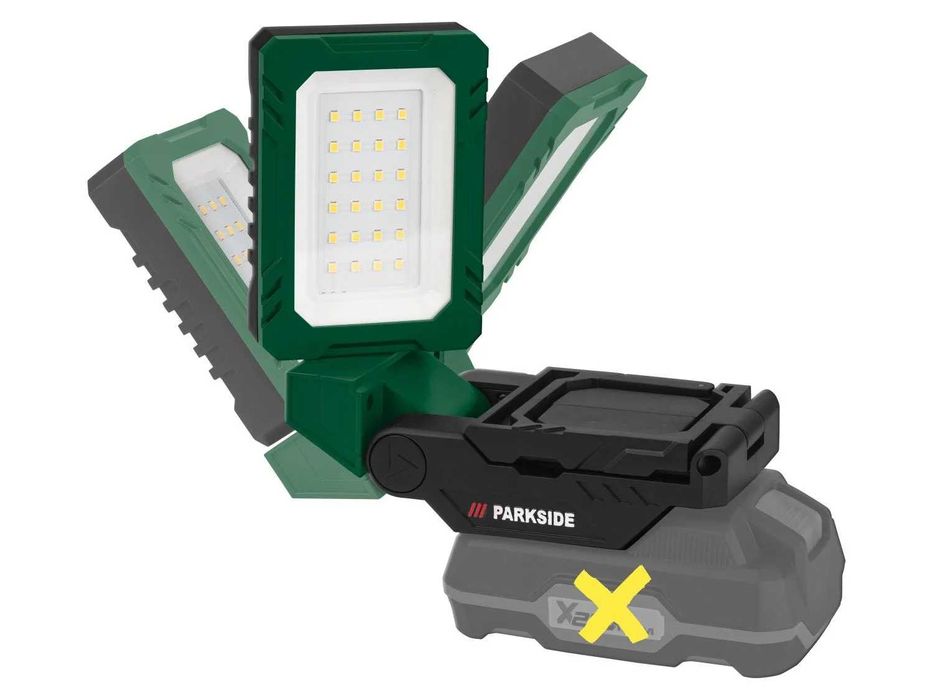 12V /20V акумулаторна LED работна лампа / фенер Parkside