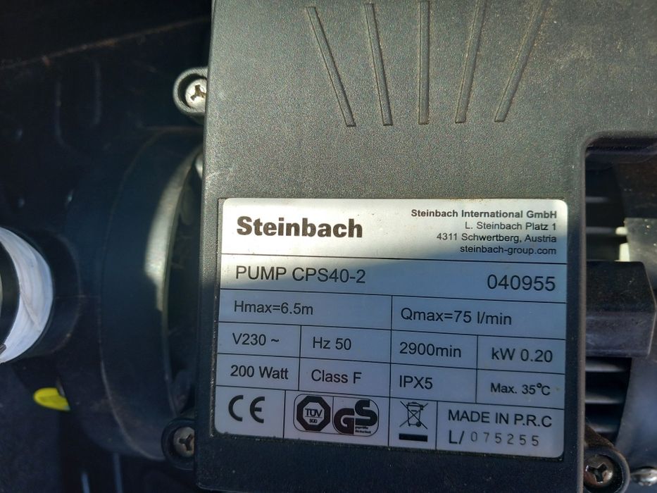 Pompa Steinbach CPS40-2, Pompa recilculare apa, pompa piscina, pompa de apa !