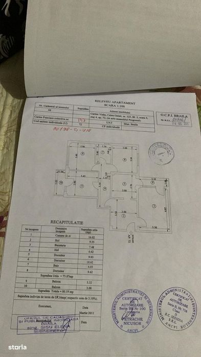 Apartament 4 camere Piata Vidin, Braila stare excelentă