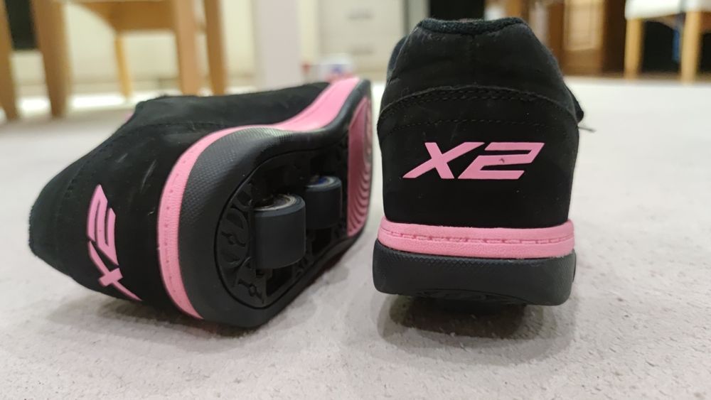 Детски маратонки кънки N 32 - Heelys Skate Trainer Shoes - Black/Pink