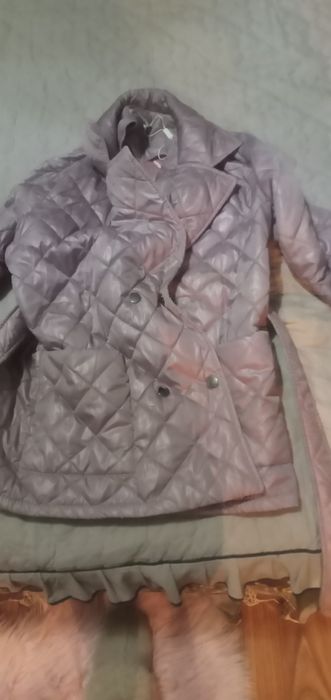 Куртка весна 48р фиолетовый цвет