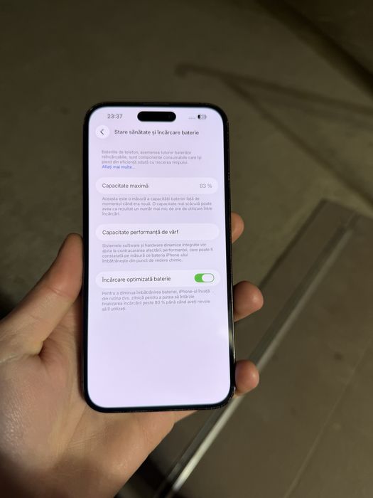 Vand iPhone 14 PRO MAX 256 GB bateria 83%