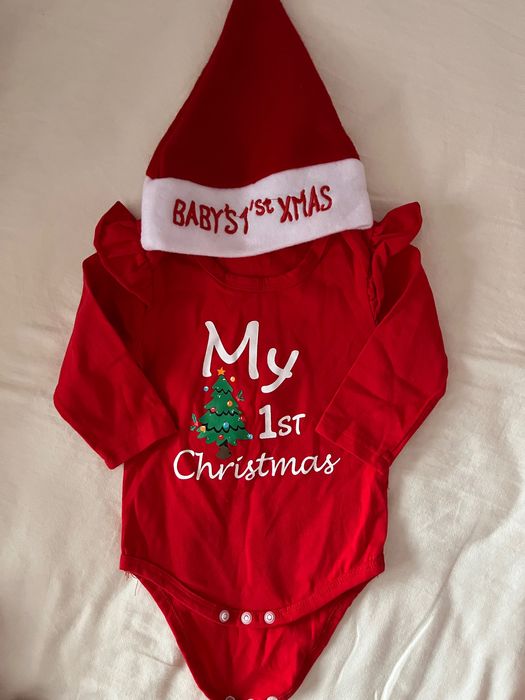 Бебешки коледни дрехи - за новородено