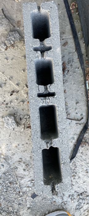 Boltari din beton, 15 l x22h x50 L cm,