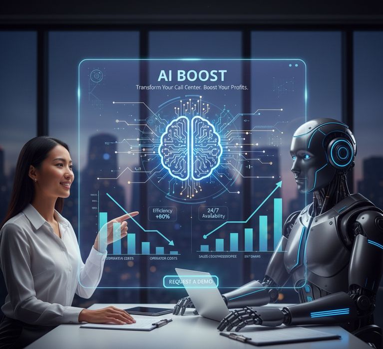 Call-центр с помощью ИИ / Sun'iy intellektda ishlaydigan Call markaz