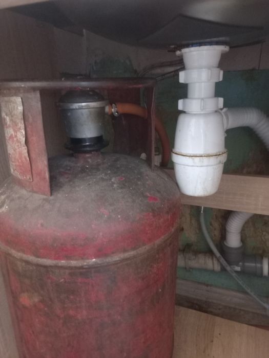 Газовый балон. Маленки