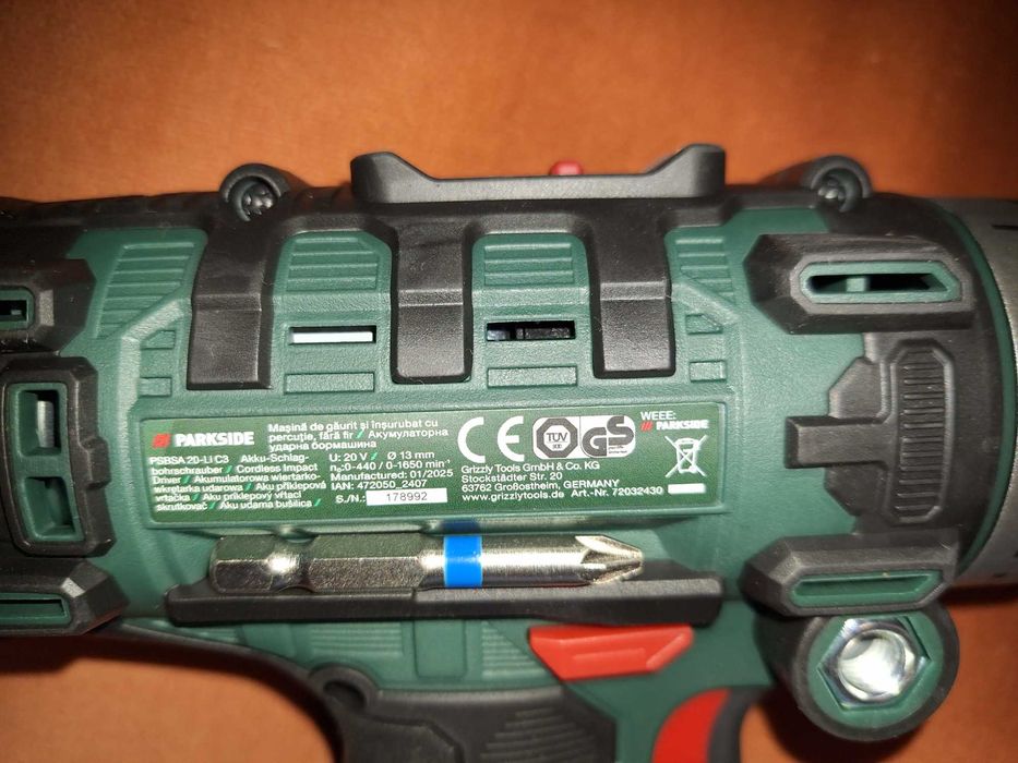 Masina gaurit 3 fct: găurire, găurire cu percuție, înșurubare, Parkside