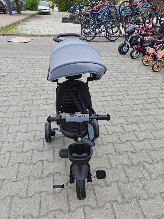 BYOX Сгъваема детска триколка EXPLORE сив