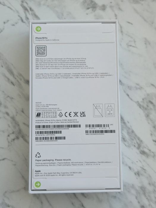 Vand/Schimb iPhone 18 Pro 512gb SIGILAT
