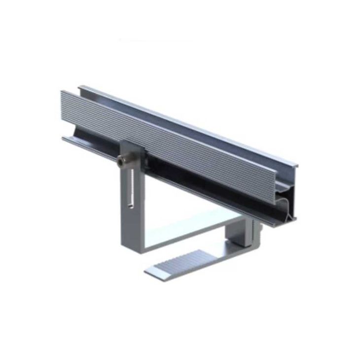 Алуминиев профил 06 със страничен канал за монтаж на соларни панели