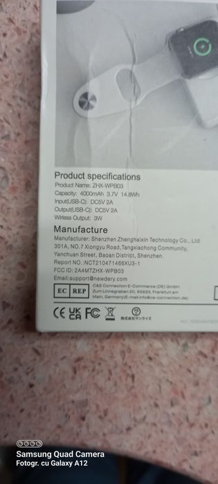 Încarcator 2in 1(tlf+watch)Watch Power Bank