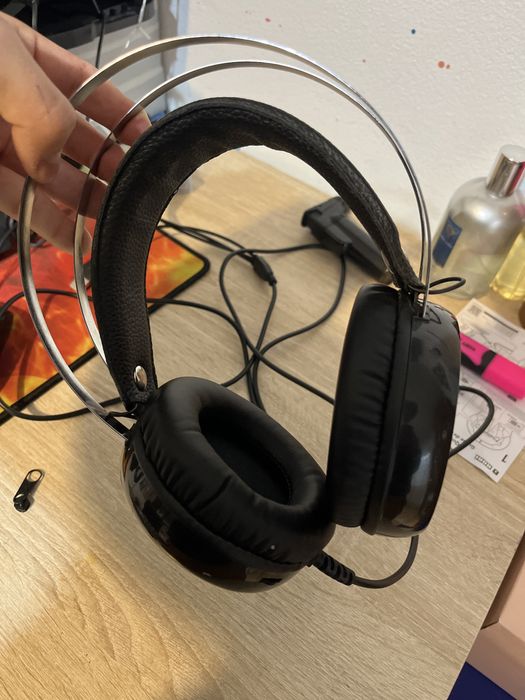 Casti gaming noi cu adaptor