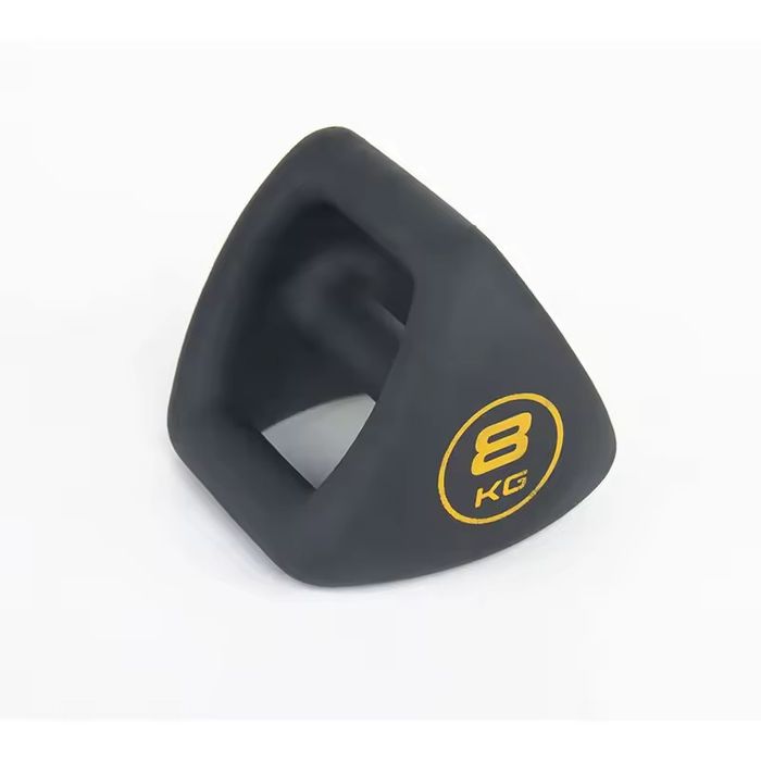 Set Gantere Kettlebell, Zoco Body Fit® Y Bell, Greutate 4-16 kg, Negru