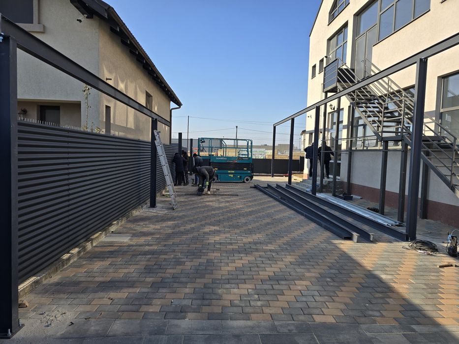 Terasa din profile pentru casa diferite suprafețe hale magazine