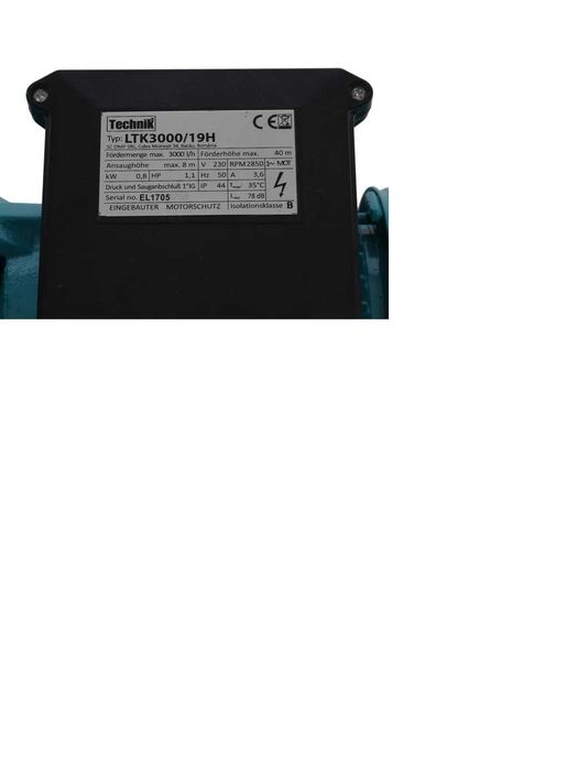 Technik LTK3000/19H, cu pompa autoamorsanta din fonta + vas 19 L