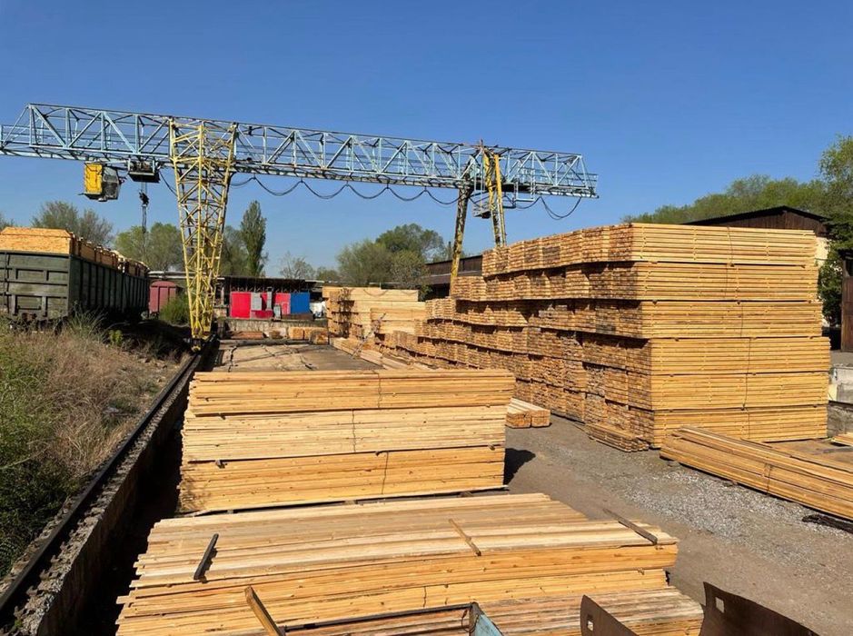 Пиломатериал  обрезной  доски