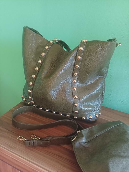 Нова бутикова чанта естествен лак