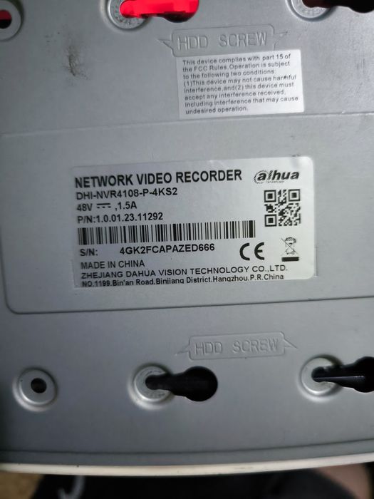 Видеорегистратор Dahua NVR (сетевой) DHI-NVR2108-8P-4KS3