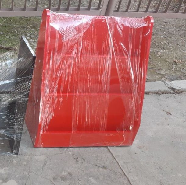 Bolalar uchun kitob javoni | Qizil rang | Buyurtma asosida