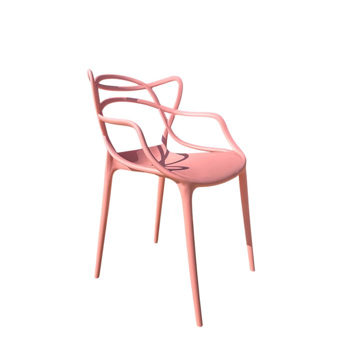 Трапезен стол Виена 15 цвята -полипропилен розов