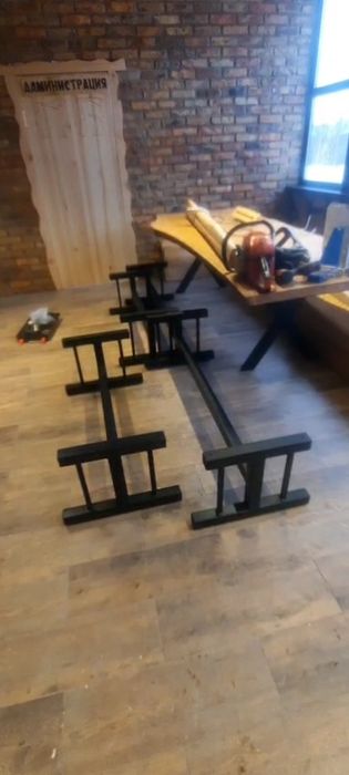 Лавочки столы лофт