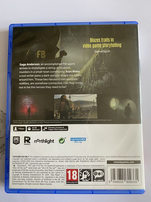 Alan wake 2 ps5 продам