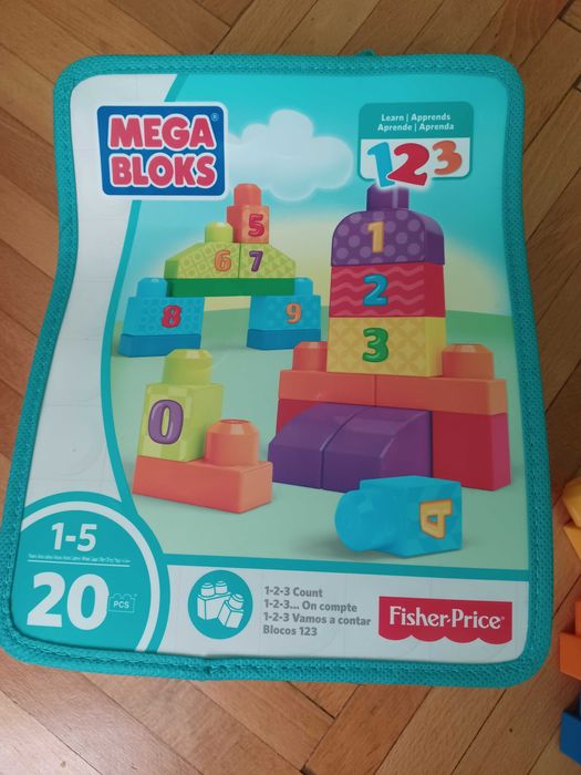 Fisher Price Mega Bloks Моят първи строител Да се научим да броим