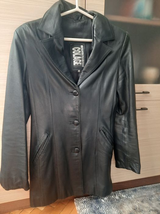 Дамско кожено сако от естествена кожа.