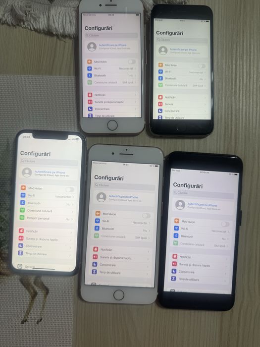Iphone 7,7plus si x cu bypass, cititi descrierea