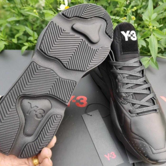 Adidasi Y-3, Kaiwa - Black Premium din Piele NOI Yohji Yamamoto Y3