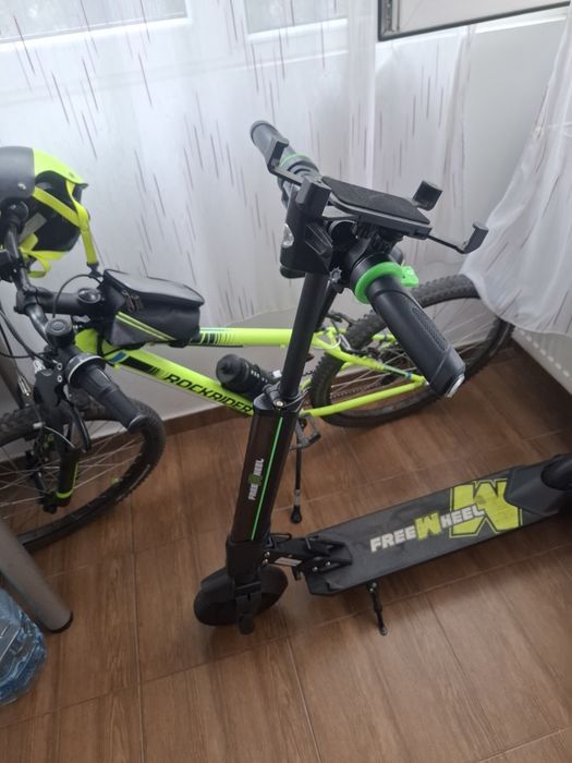 Bicicleta rockrider si trotineta electrica freewheel
