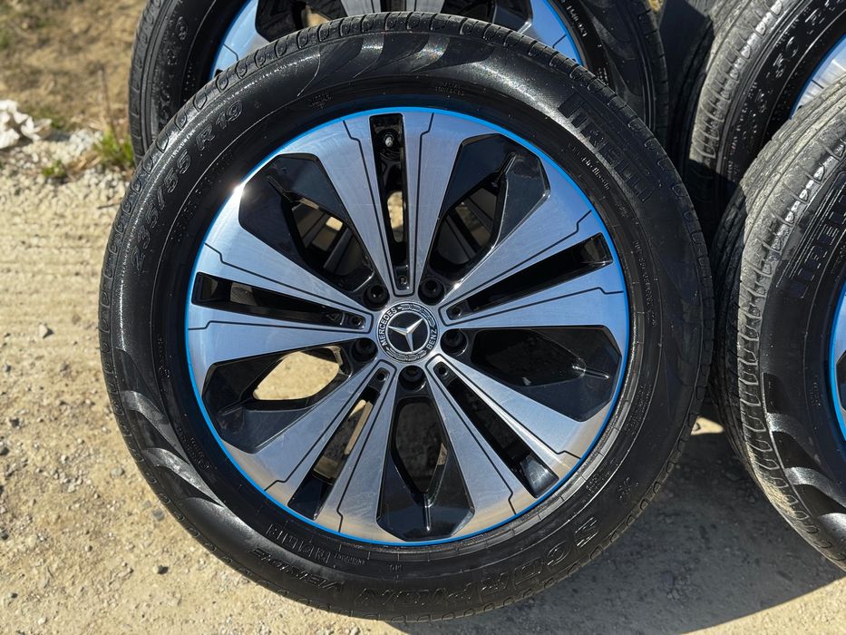 Jante Mercedes+anvelope vară 19” ca noi,în două lățimi - 255/50/19 + 235/55/19 pentru GLC / GLC Coupe / EQC / GLE + altele ce au aceleasi specificații