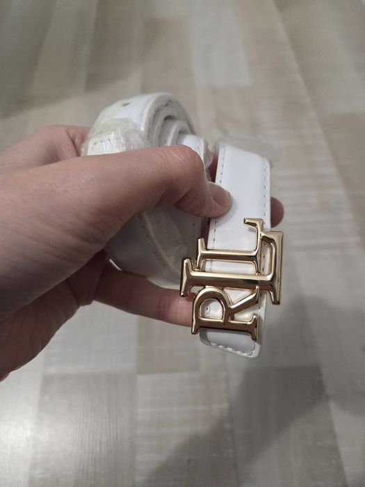 Curea Ralph Lauren din piele sintetică, lungime 110cm, lățime 2.5cm. N