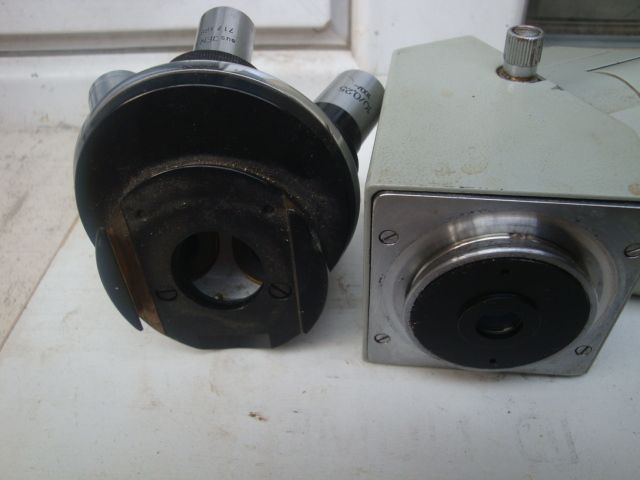 Два микроскопа за рециклиране Микроскоп Carl Zeiss