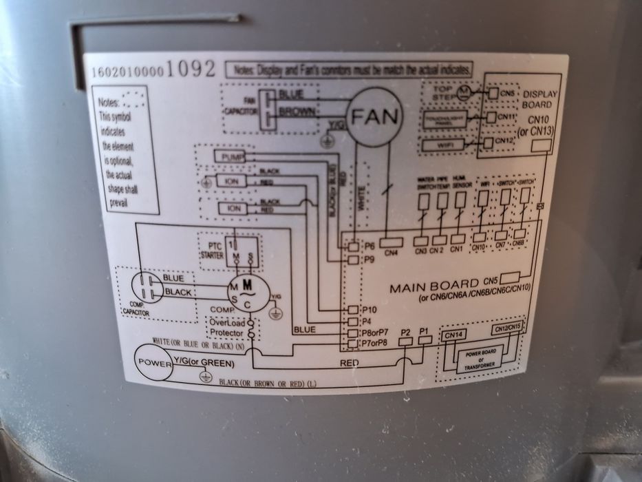 Dezumidificator aer Comfee 20L/zi, MDDF-20DEN7-WF, Wi-Fi