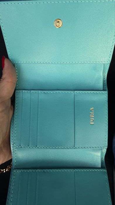 Furla портмоне от ест. кожа