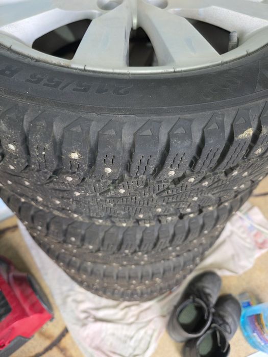 Диски с шинамы зимние