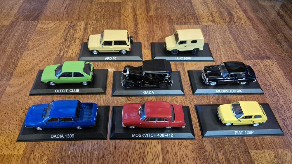 Colecție Mașini de Legendă DeAgostini (1-48) + Vitrină Originală + Bre