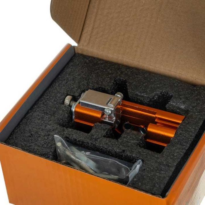 Dispozitiv manual pentru ascuțit lanțul de drujbă cu 5 pietre abrazive