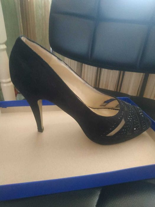 Туфли замшевые модельные