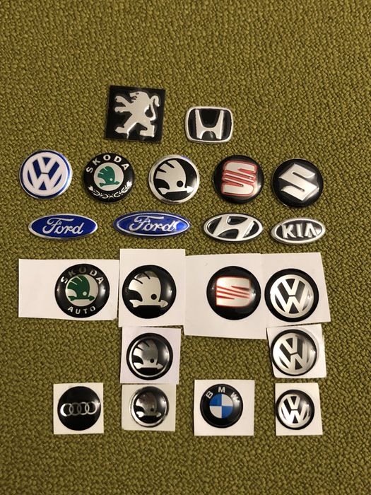 Sigle / embleme cheie auto VW Skoda BMW Hyundai ….