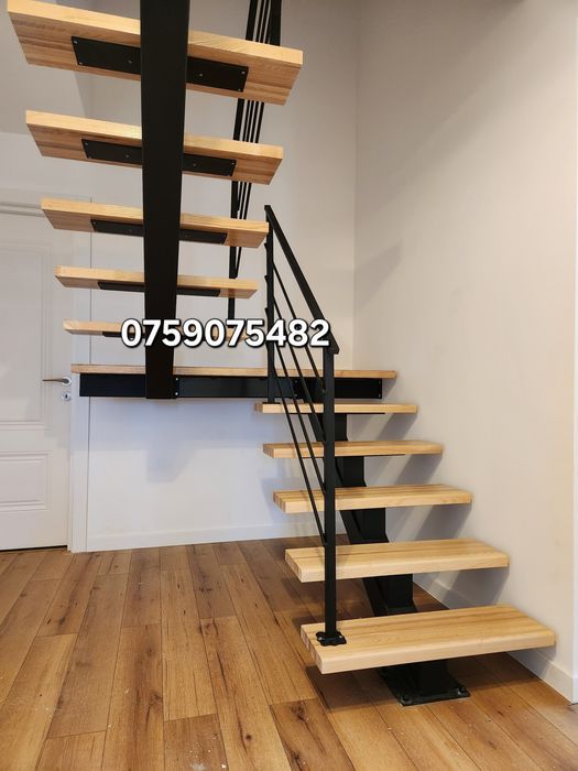 Scari metalice interioare și exterioare