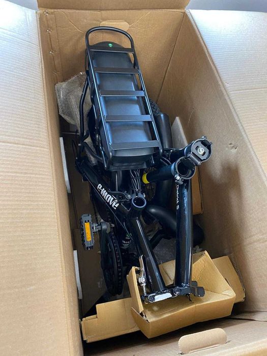 Bicicletă electrică 36V, pliabila, 6 viteze, roți de 20 de inch