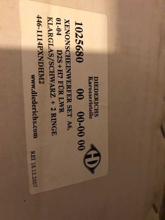 faruri audi a6 2,5 tdi quatro c5 2002