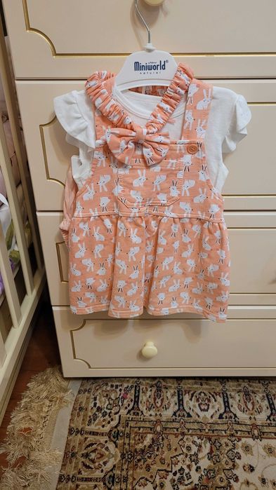 Детская одежда Новый для девочки 9мес, комплект в новом состоянии