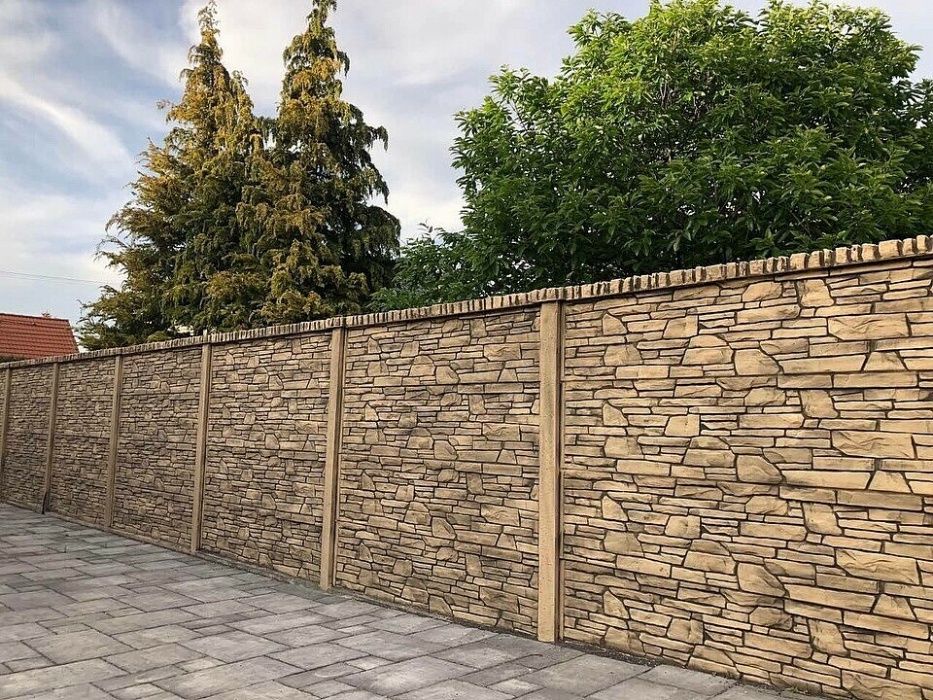 Gard prefabricat decorativ din beton armat Pitesti