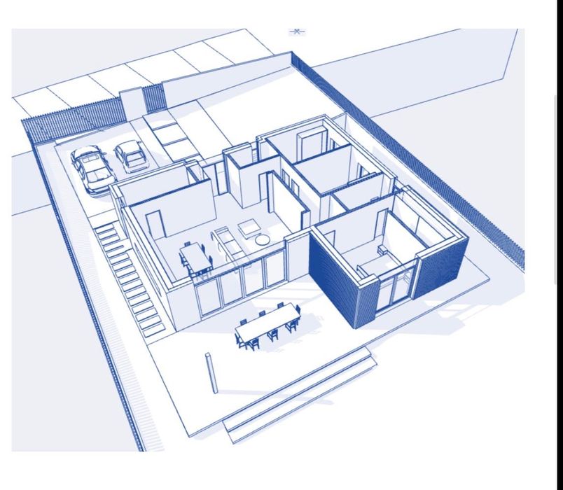 Casă parter la roșu, teren 1000 mp, proiect modern – Bucium Vișan